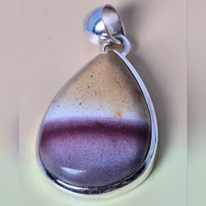 Natural Large Mookaite Jaspar 925 Sterling Silver Pendant