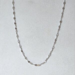 Italian 925 Sterling Silver 2.5mm Chain Necklace 18"(long)