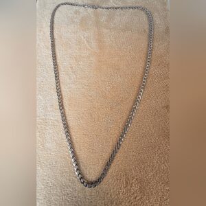 2.5mm 925 Sterling Silver Cuban Link Chain Necklace 18"