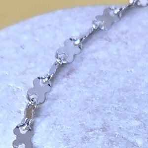 Italian 925 Sterling Silver 2mm Chain Necklace 18"(long)